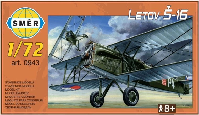 Plastic model airplane Letov Š-16 1:72
