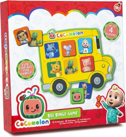 Cocomelon автобусна бинго игра