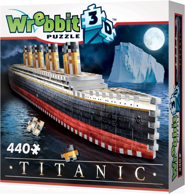3D puzzle Titanic from Wrebbit, 440 pieces