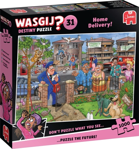 Jumbo Wasgij Retro Destiny 31: Доставка до дома! 1000 части