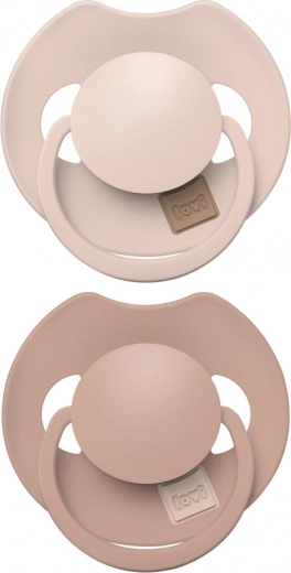 LOVI PRIME Dynamic Silicone Pacifier 6–18 months, 2 pcs, Nude/Blush