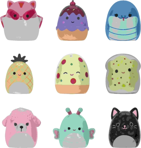 Squish a longs Clip-a-longs collectible figure series 2 - 1 piece