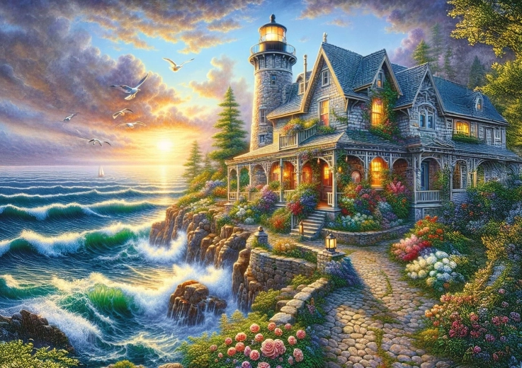 Puzzle Coastal Symphony 500 Pieces