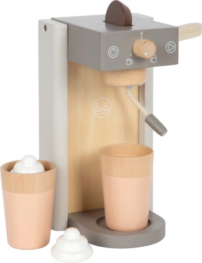 Small Foot Wooden Coffee Machine with Accessories Tasty Grey