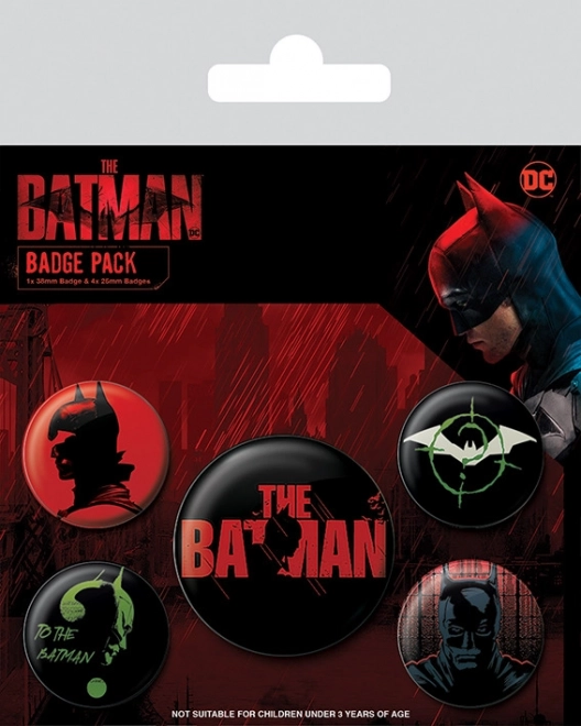 Комплект значки BATMAN (5 бр.)