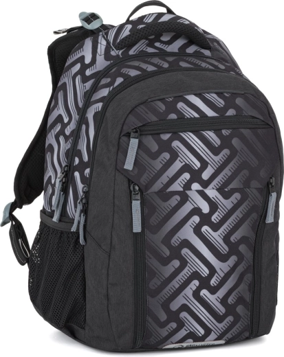Bagmaster училищна раница PORTO 26 A сива