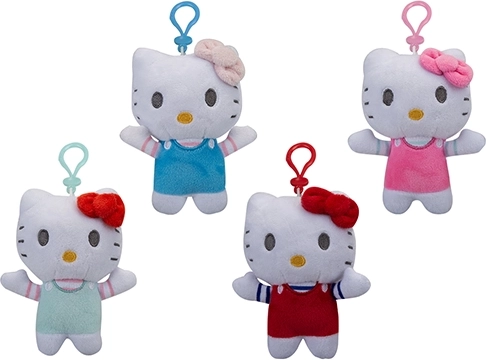 Hello Kitty плюш с клип 12 см - 1 брой