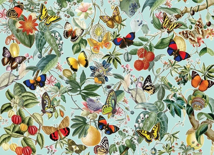 Puzzle Fruit and Flutterbies 1000 pieces Cobble Hill