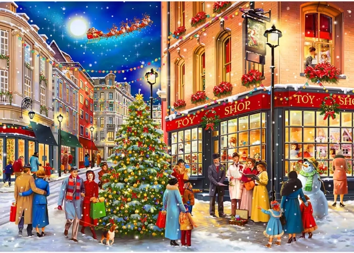 Wooden Puzzle Christmas Street – 505 Pieces