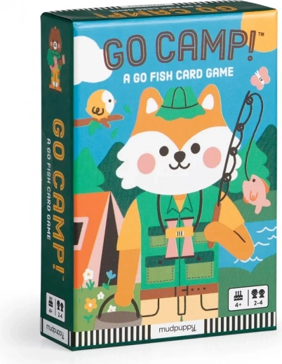 Mudpuppy картова игра Да отидем на къмпинг