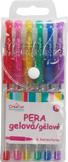 CreaFun гел химикалки – комплект 6 цвята
