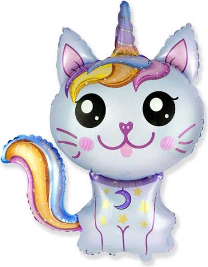 Foil Balloon Magical Cat