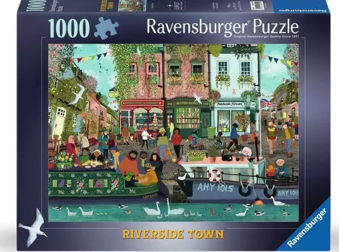 Ravensburger Puzzle Riverside City 1000 Pieces