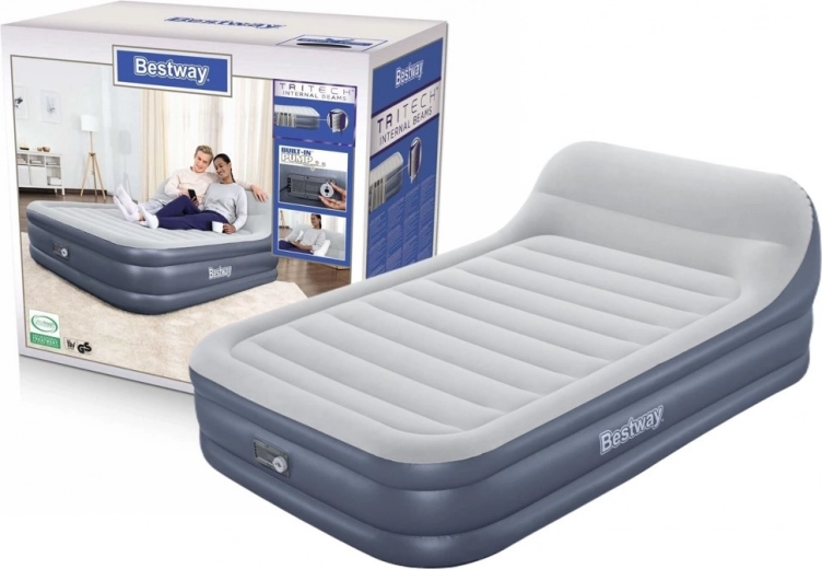 Надуваем матрак с помпа Bestway 226 x 152 x 84 см