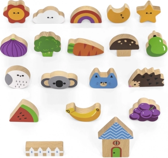 Осезателна и познавателна игра VIGA Touch and Find