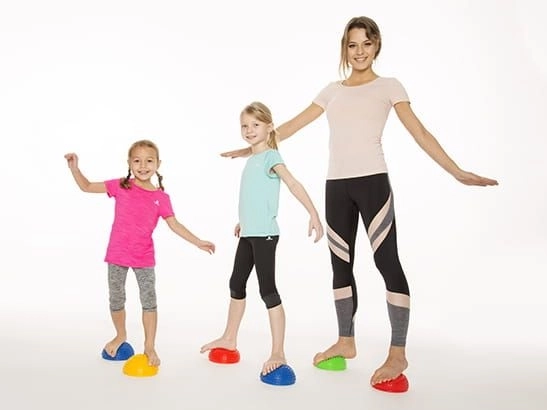 Balance training for children and adults