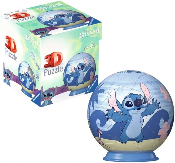 Ravensburger 3D puzzleball Disney Stitch 54 pieces