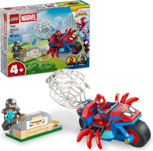 LEGO Спайди на мотор срещу Rhino