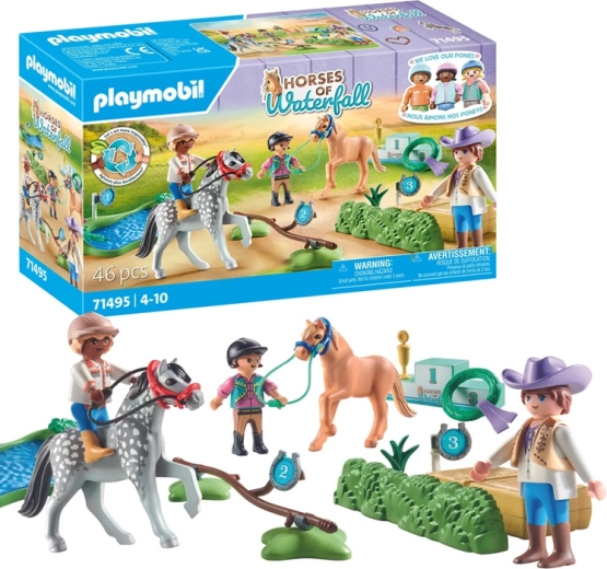 Playmobil Horses of Waterfall Pony Jumping Tournament