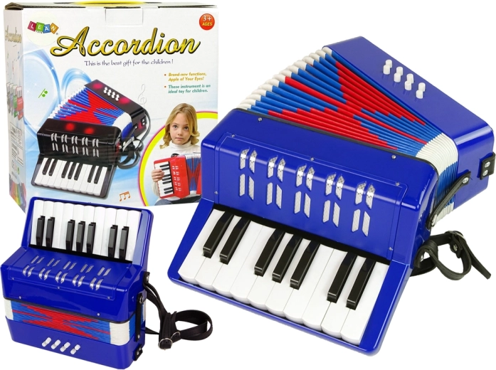 Children's Musical Accordion Blue