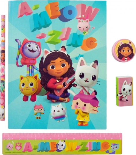Gabby's Dollhouse writing set (5-piece)