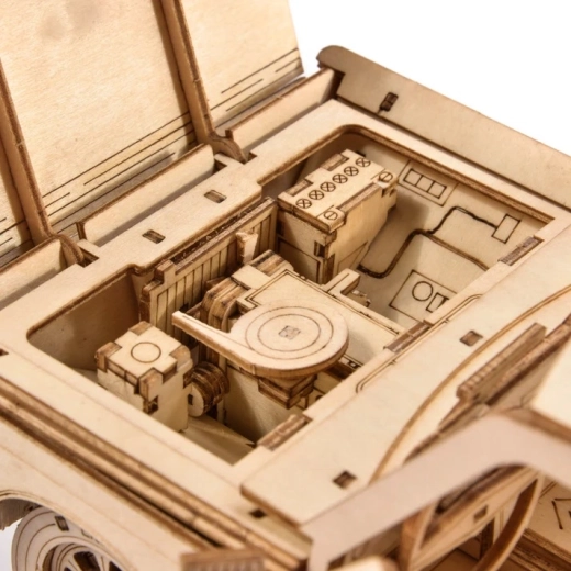 Detailed engine compartment