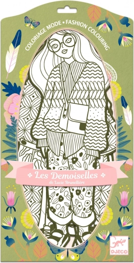 Модни книжки за оцветяване Bowie & Friends от Djeco