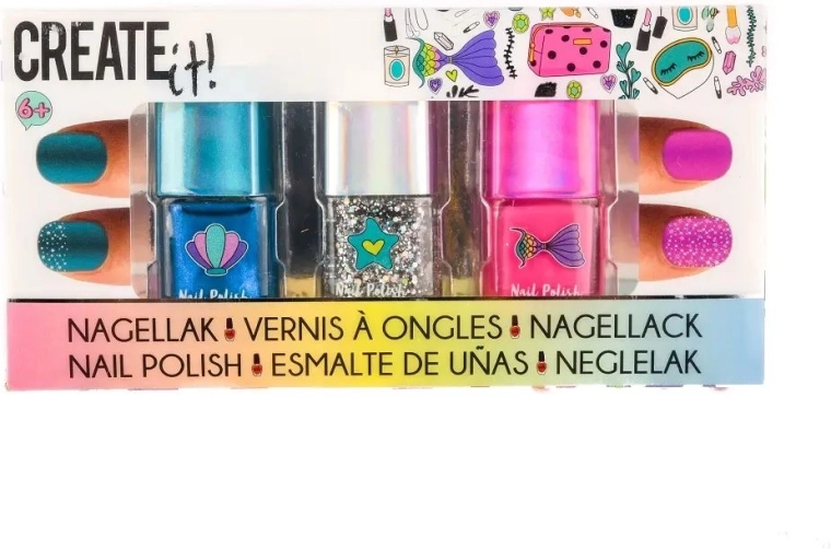 Three colors for a creative manicure
