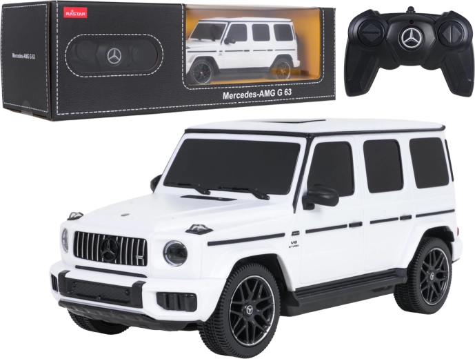 Remote-controlled Mercedes-AMG G63 RASTAR car – White