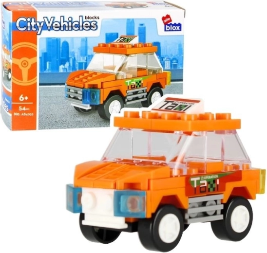 Конструктор Alleblox City такси - 1 брой
