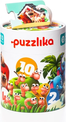 Puzzlika приятели – моят първи пъзел с числа 1–10, 20 части