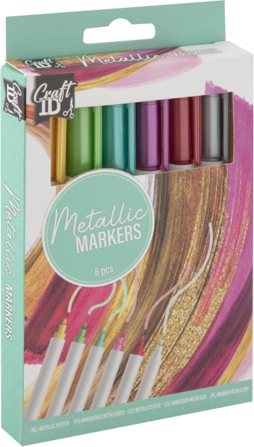 Металически маркери Craft, комплект 6 броя