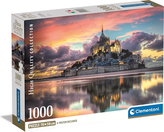 Пъзел 1000 части Compact Le Magnifique Мон Сен Мишел