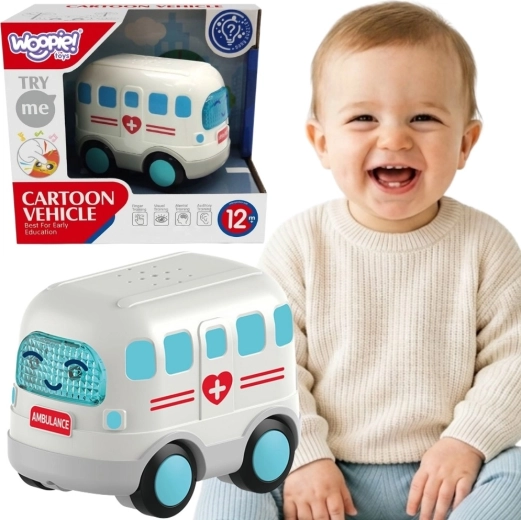 Interactive Ambulance with Sound and Light Woopie Baby