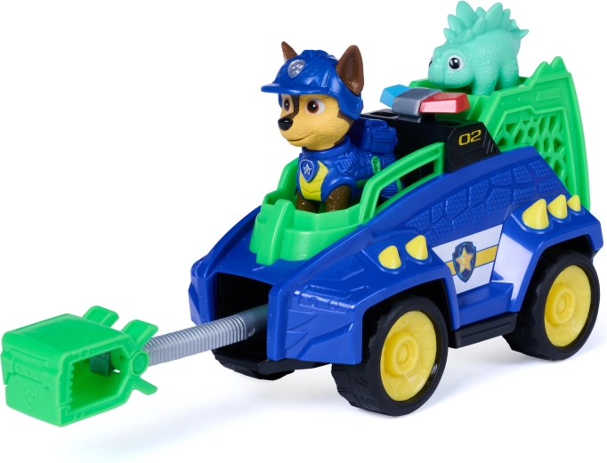 2 figures in the box: Chase and dinosaur