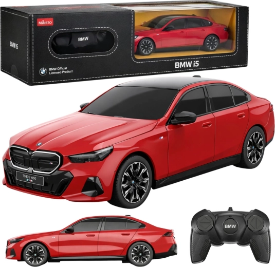 BMW i5 RC автомобил 1:24 червен RASTAR
