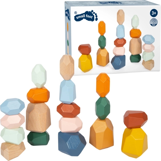 Small Foot Wooden Montessori Balance Stones