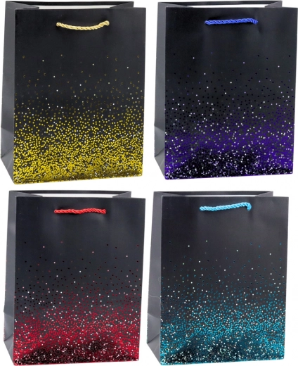 Gift Bag with Glitter Gradient Effect 23 x 18 x 10.5 cm