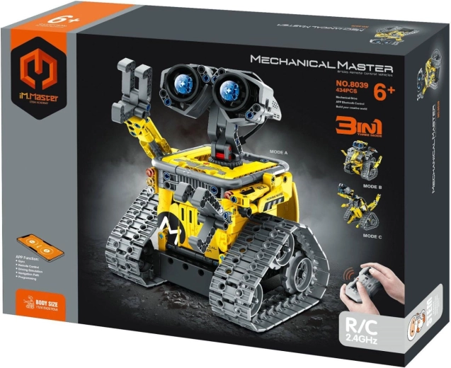 iM.MASTER 3-in-1 Programmable RC Robot Building Set, 434 Pieces