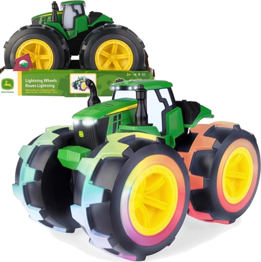 John Deere Monster Treads трактор Lightning Wheels със светлина и звук