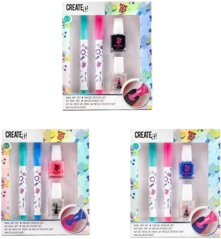 Create It! nail polish and nail art marker set