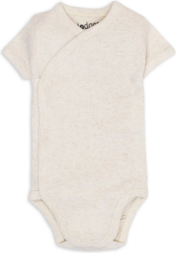 Lodger wrap bodysuit with short sleeves melange birch, size 56