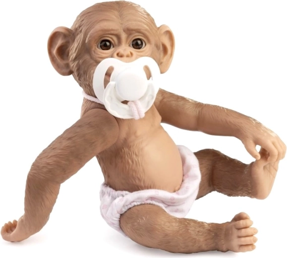 Guca Reborn baby monkey with a full-vinyl body, 25 cm
