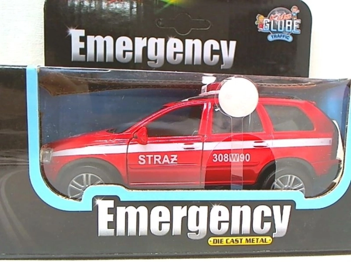 Volvo XC90 Fire Truck with Lights and Siren