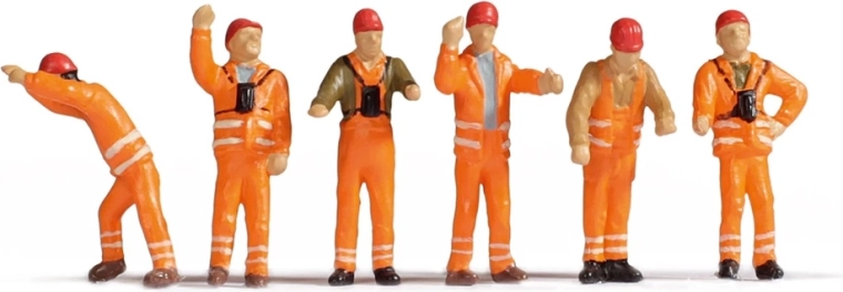 NOCH Shunters Figure Set H0 (6 pcs)