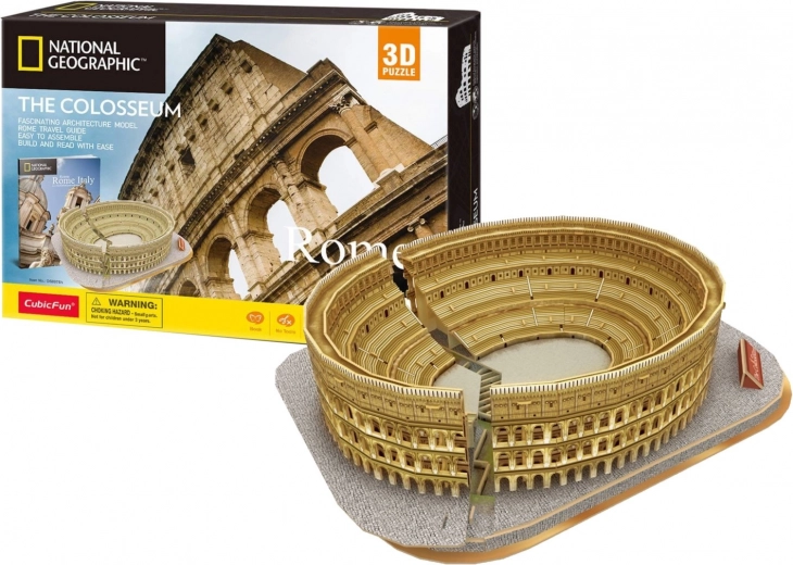 3D пъзел CubicFun National Geographic Колизеум – 131 части