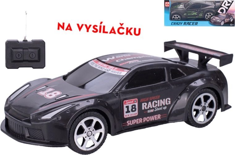 R/C състезателна кола 18 см с дистанционно управление 27 MHz