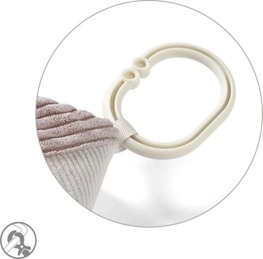 Teether and easy on-the-go attachment