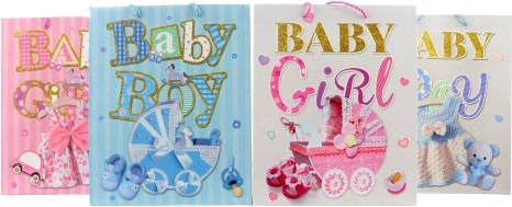 Gift bag for a newborn baby
