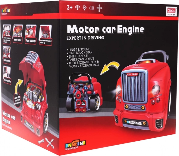 Interactive Workshop Set for Little Mechanic – Red